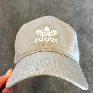 Women's Gray Adidas Adjustable Hat
